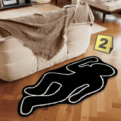 Human Silhouette Rug