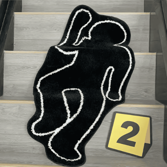 Human Silhouette Rug