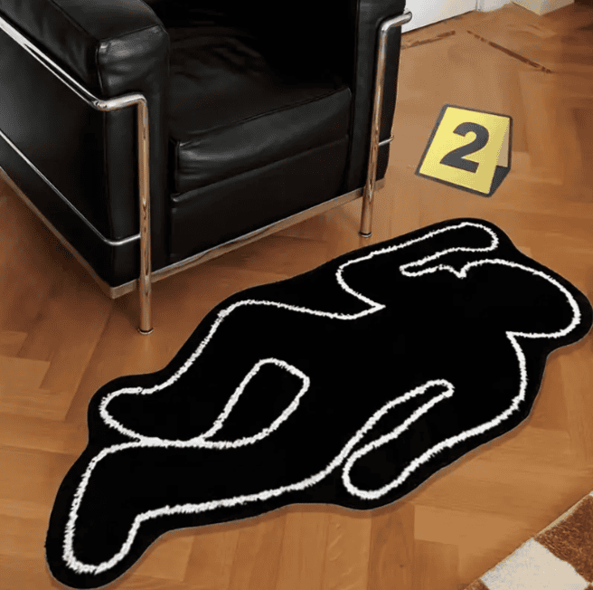 Human Silhouette Rug